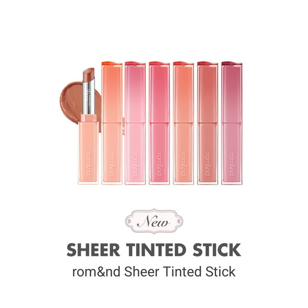 rom&nd - sheer tinted lipstick