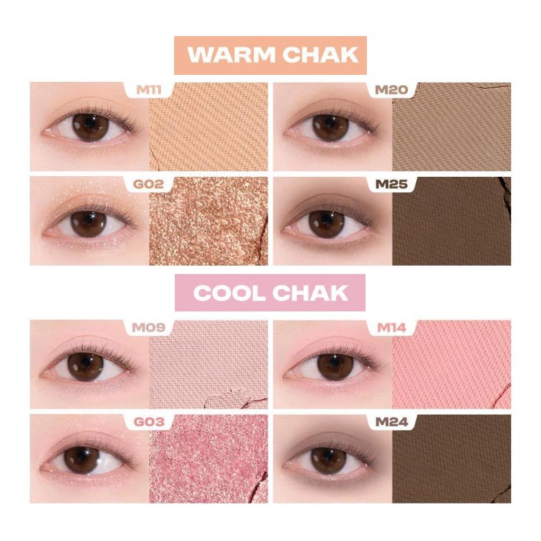 rom&nd - slide in single set (+mini brush)